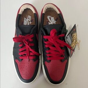 Nike Black and Red Air Sneakers